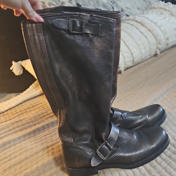 Frye Shoes - Frye Black Leather Riding Boots